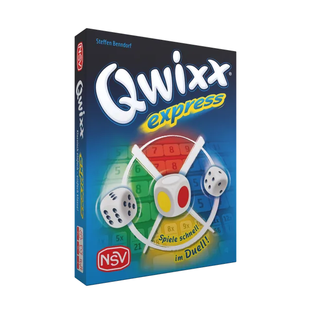 Spielschachtel von Qwixx Express, NSV
